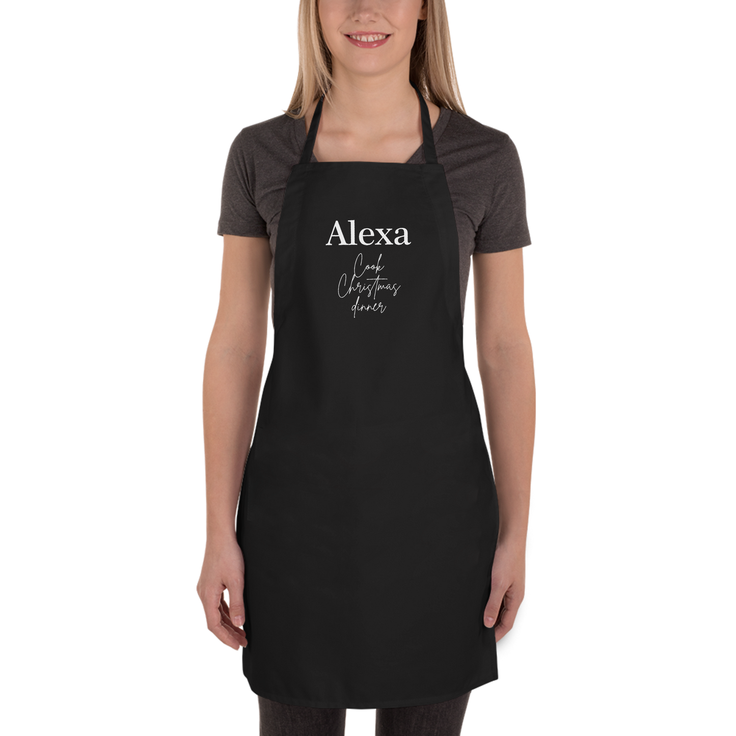 Alexa, Cook Christmas Dinner Apron