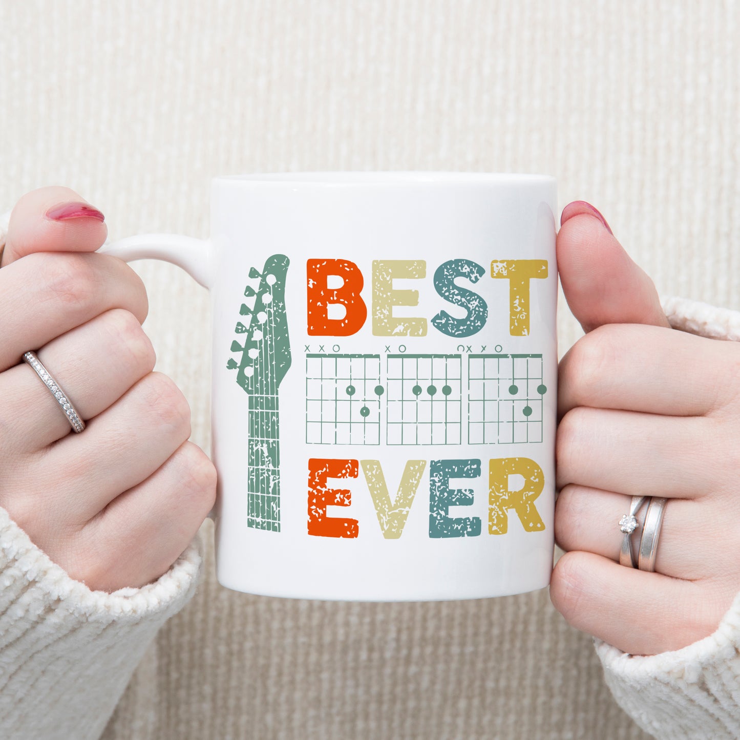 Guitar Best Dad Music Mug