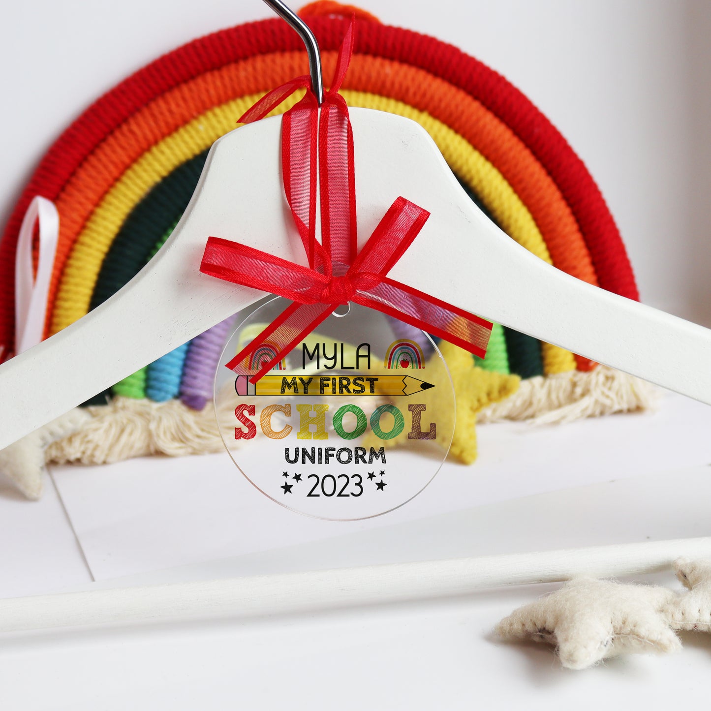 My First School Uniform Hanger Tag Personalised