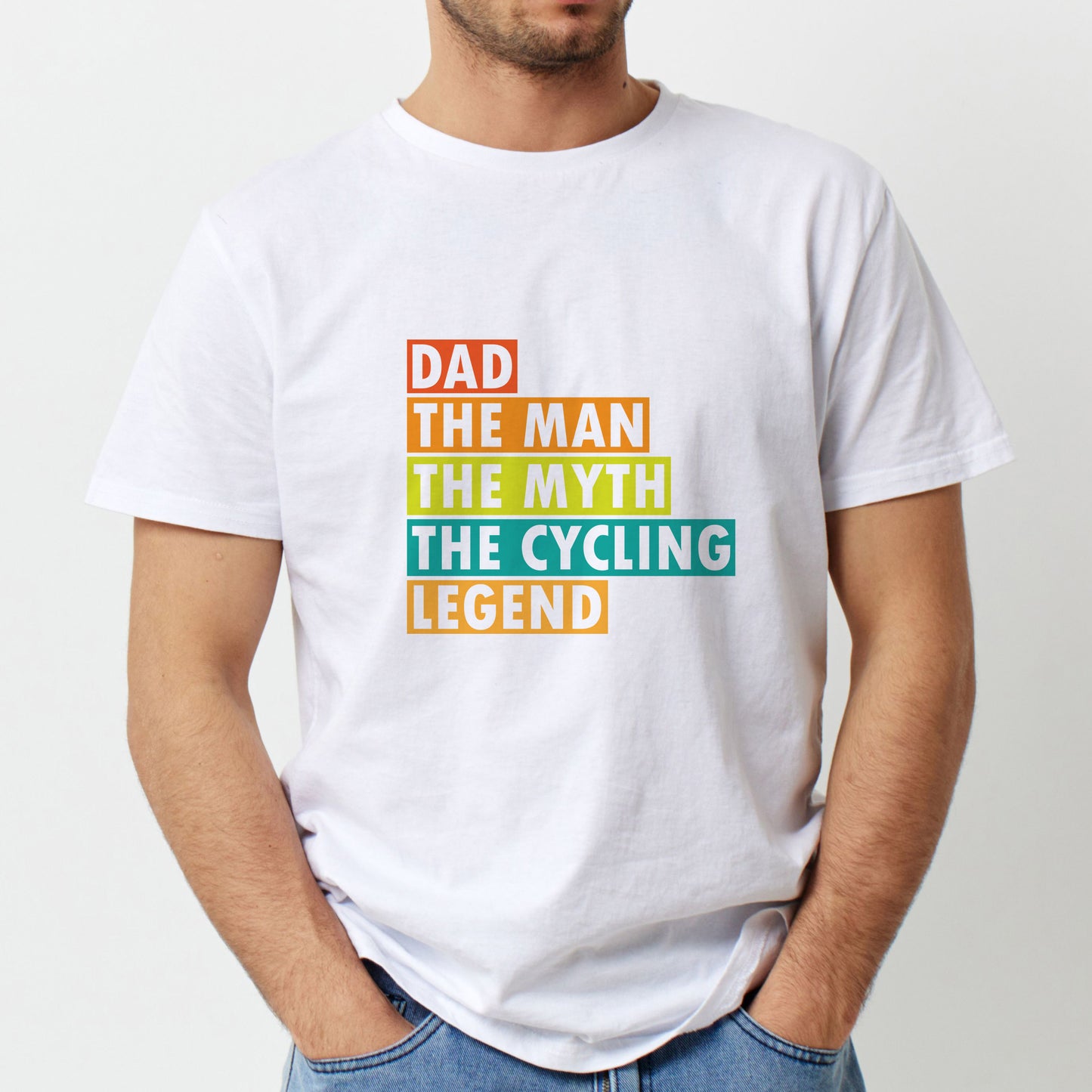 Cycling Enthusiast Dad Tshirt