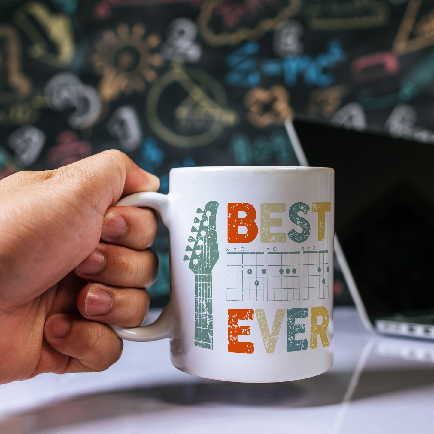 Guitar Best Dad Music Mug