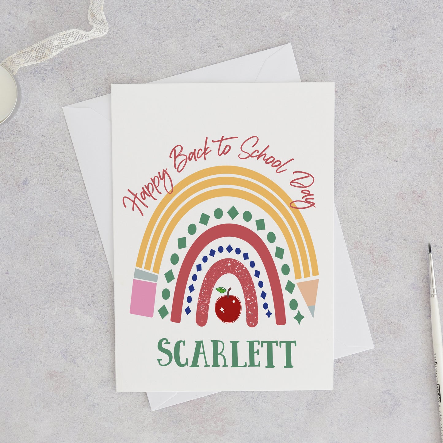 Happy Back To School Day Card