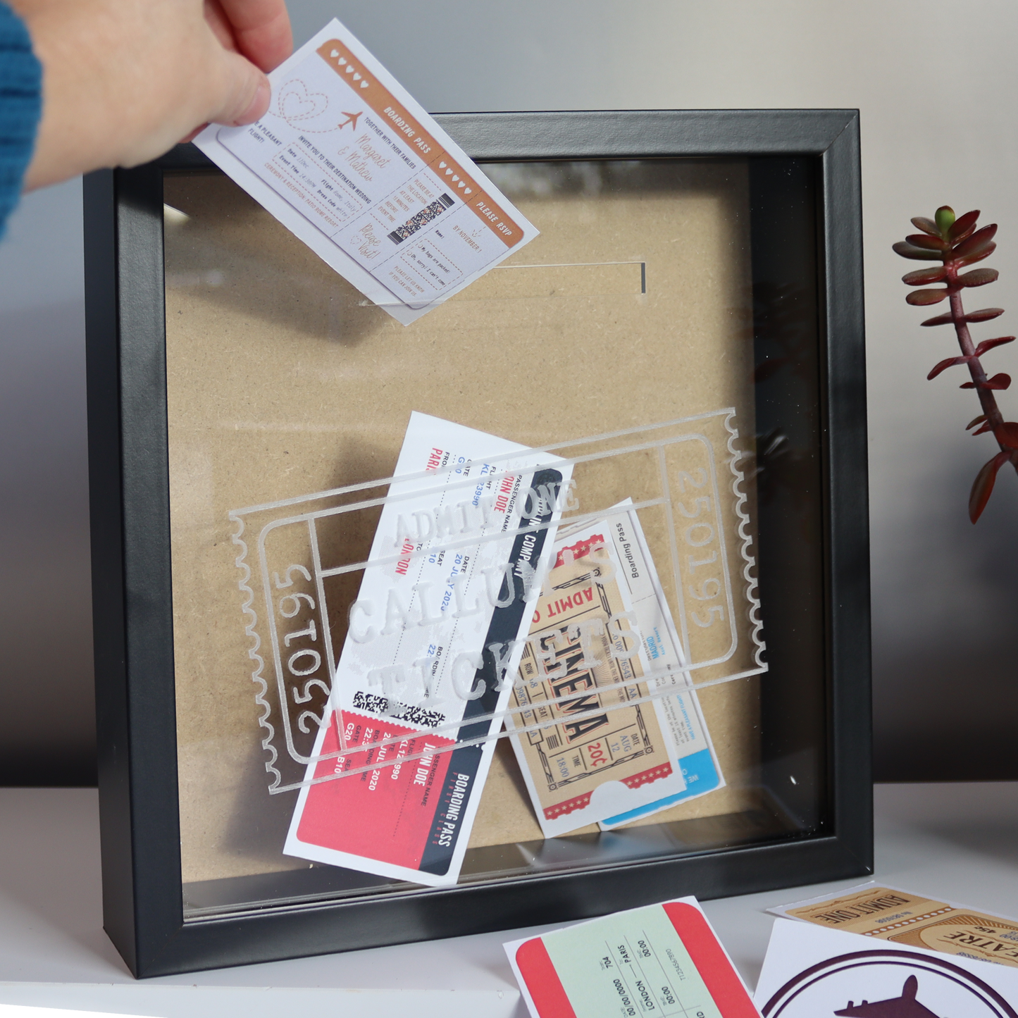 Personalised Ticket Collection Box