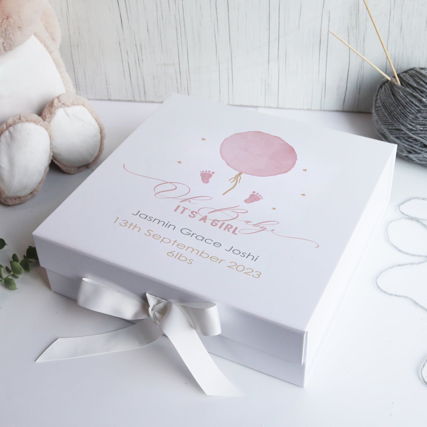 Luxury Baby Girl Keepsake Box