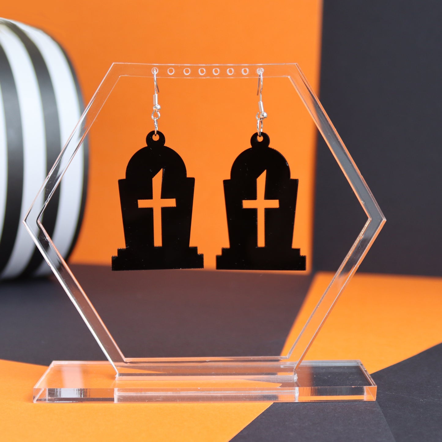 Halloween Tombstone Earrings