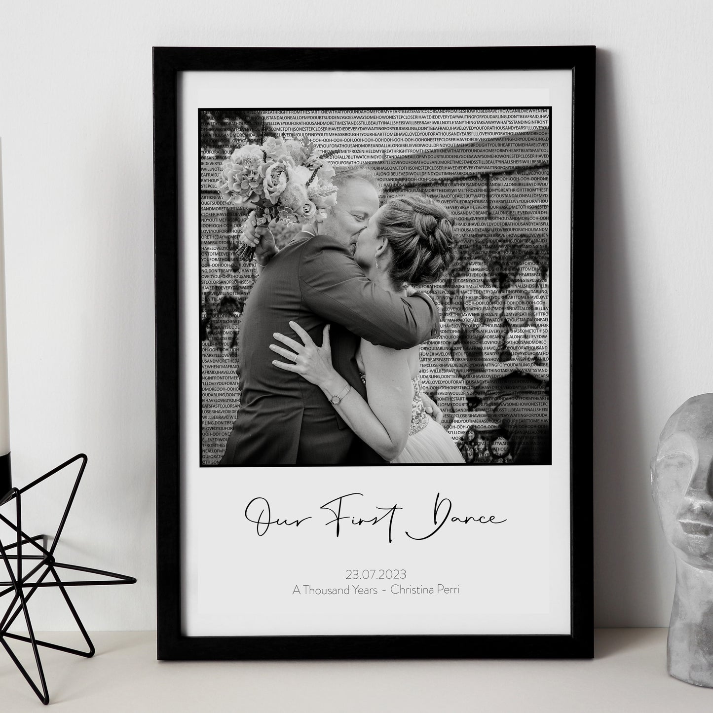First Anniversary Wedding Print