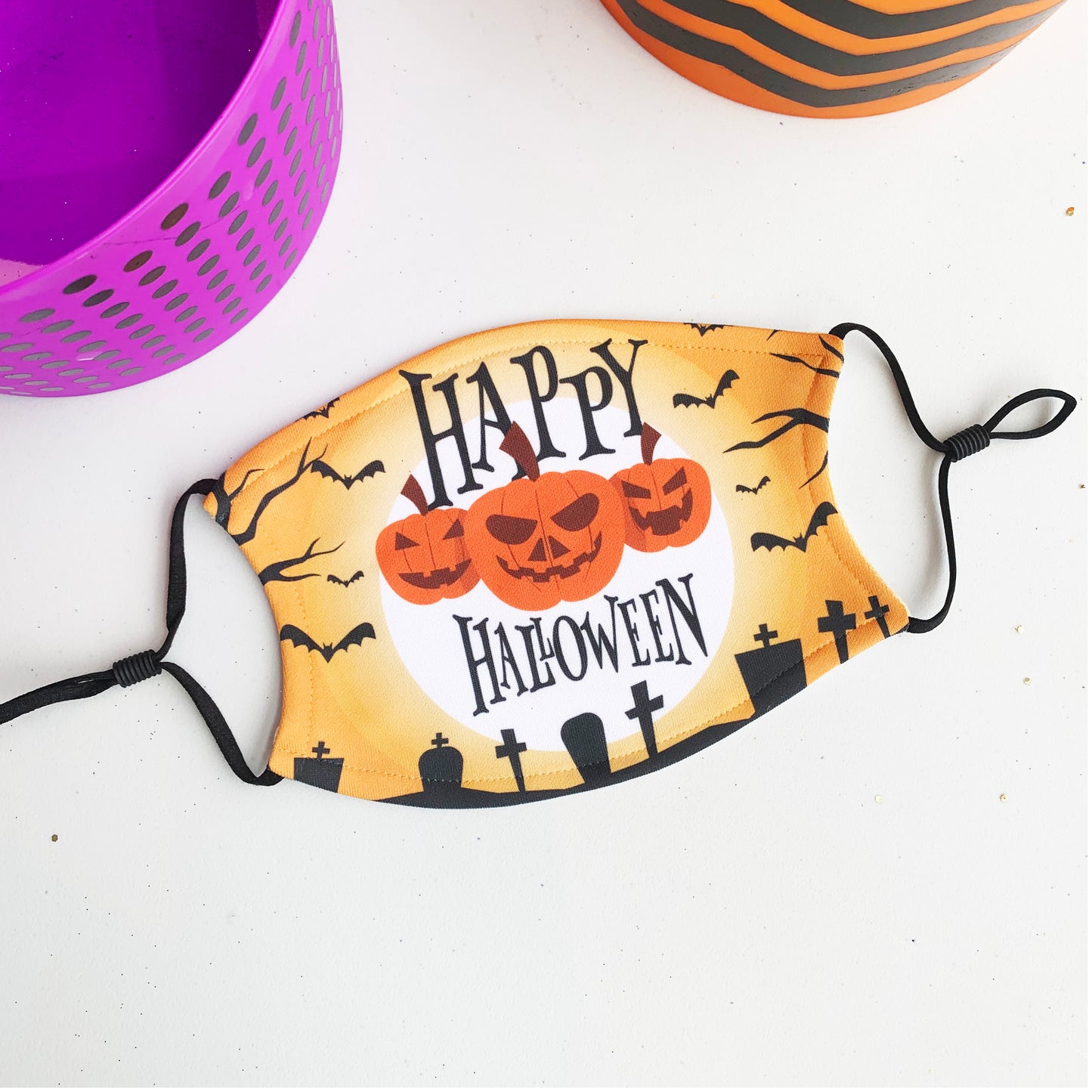 Halloween Face Mask Happy Halloween