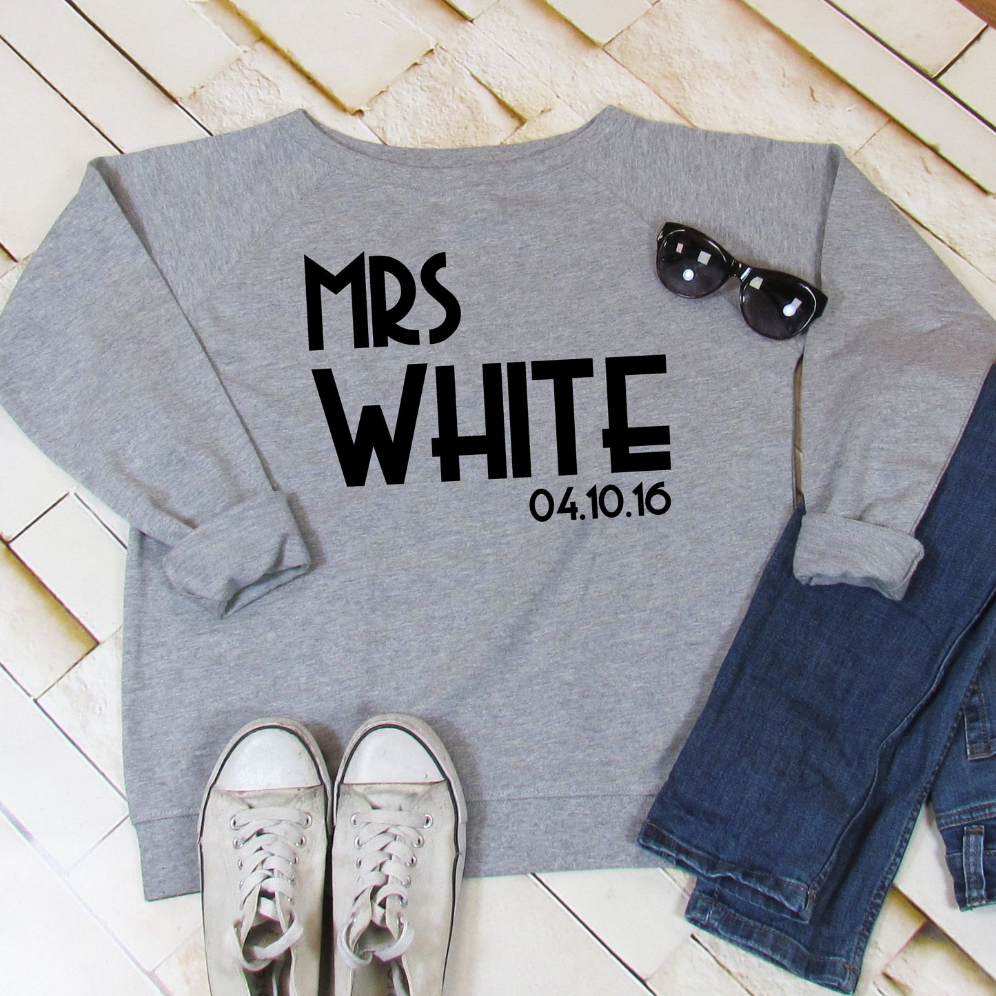 Just Married Sweatshirt