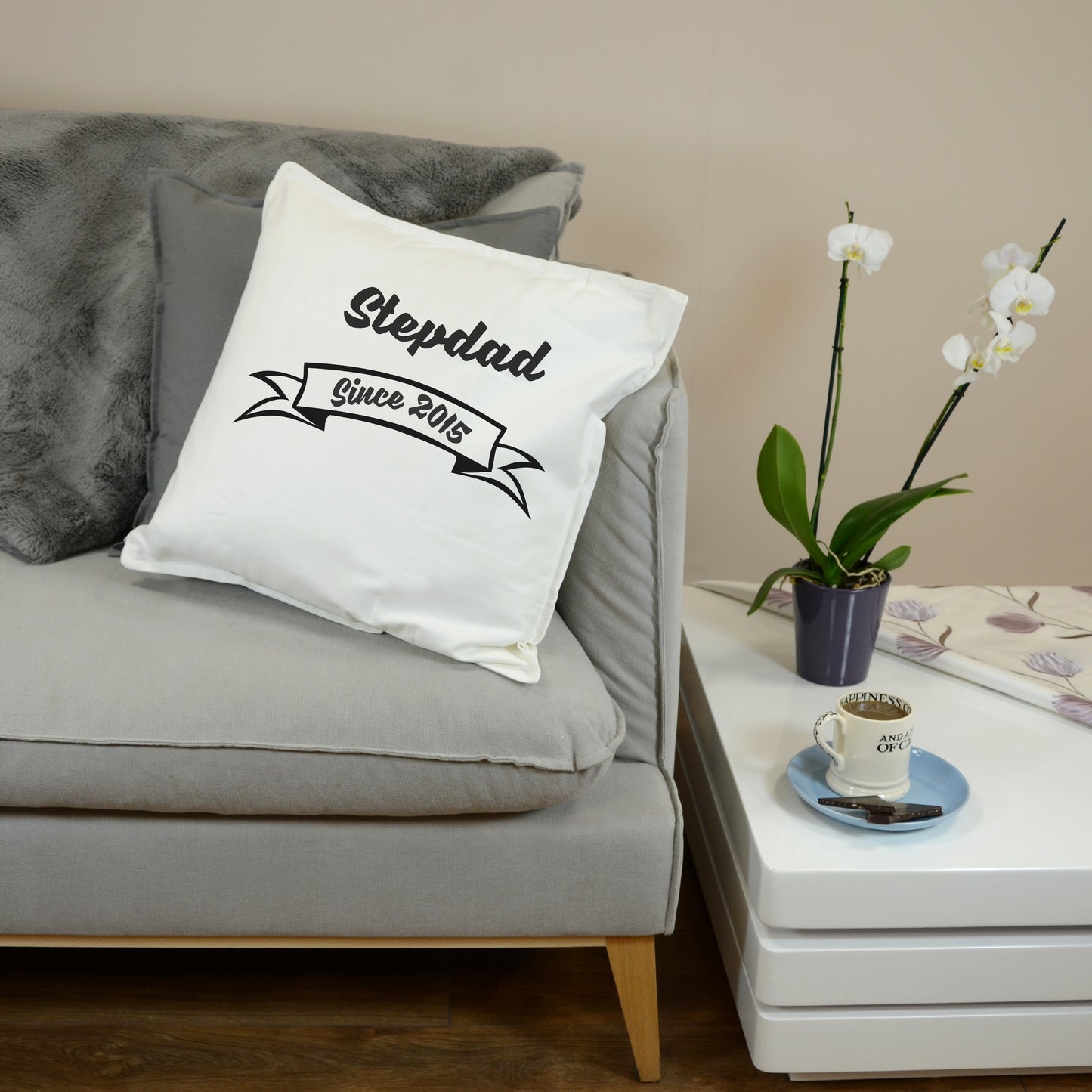 Daddy or Stepdad Since Cushion