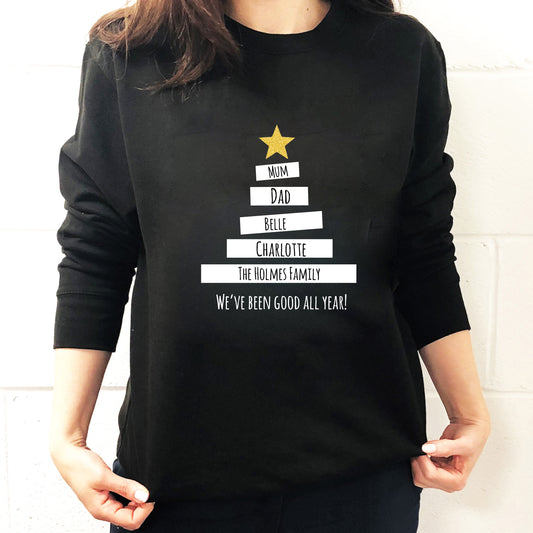 Personalised Family Christmas Jumper