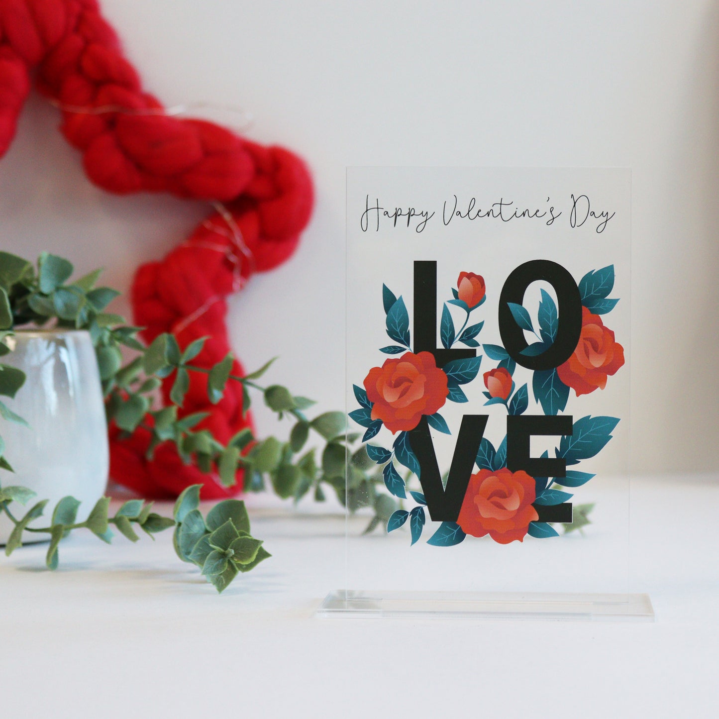 Printed Valentine's Day Alternative Card Keepsake