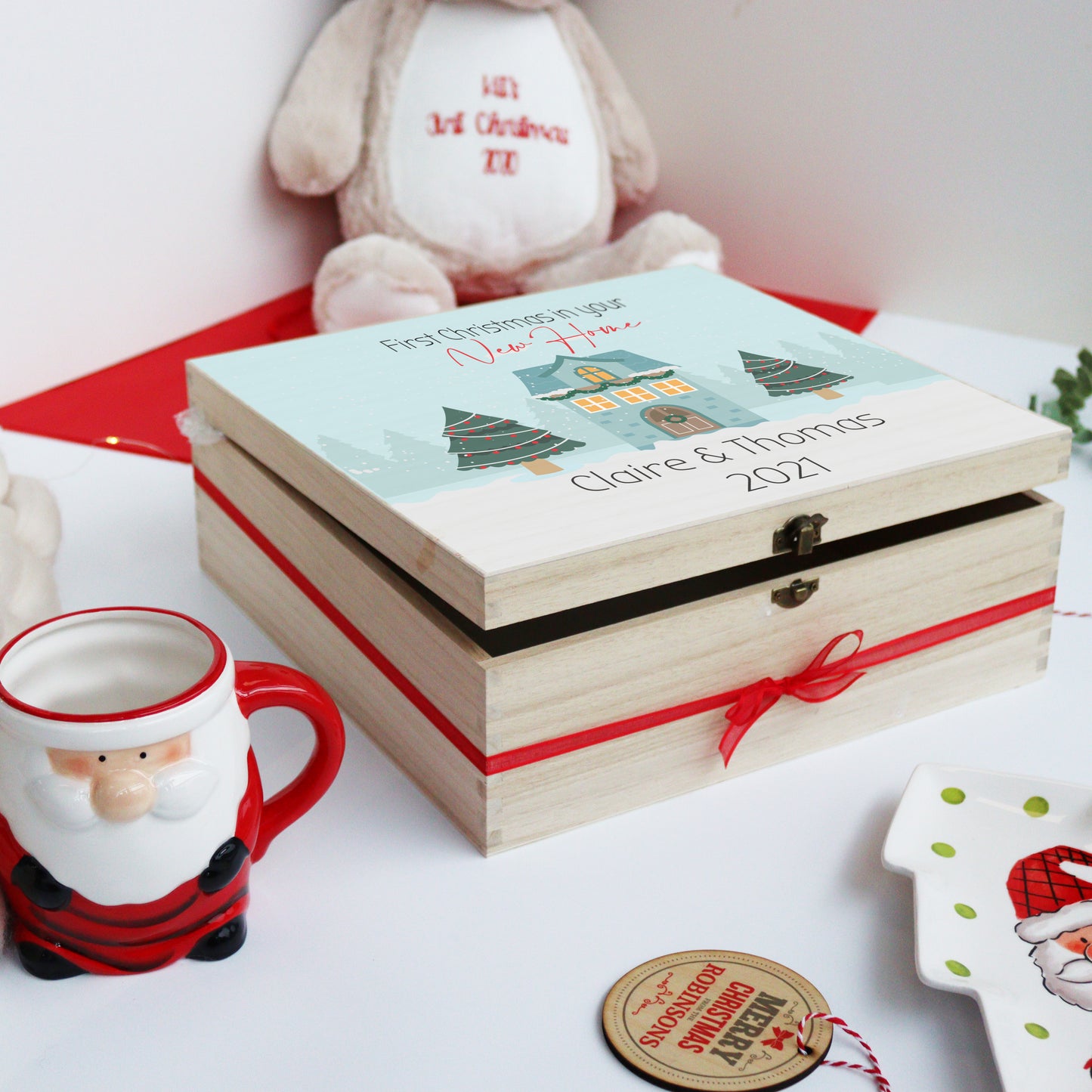 Personalised Couples Christmas Eve Box