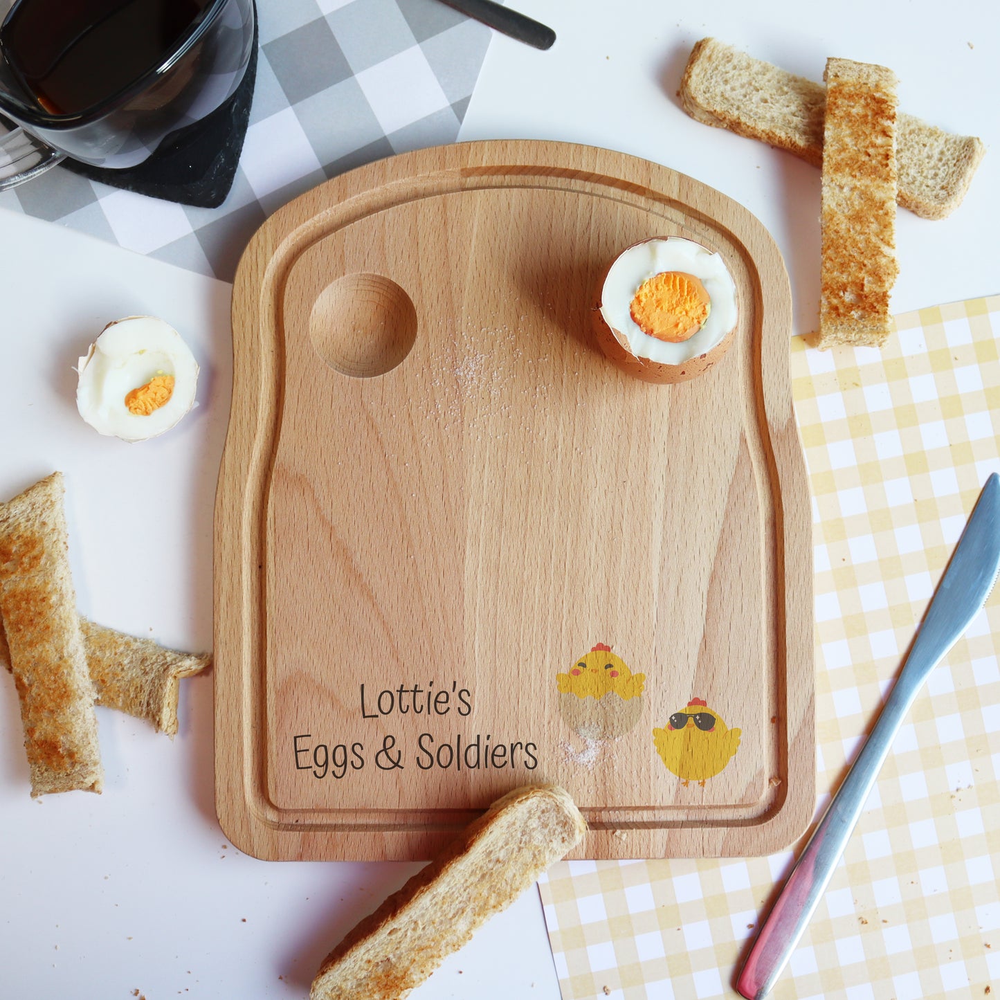 Dippy Egg Wooden Board