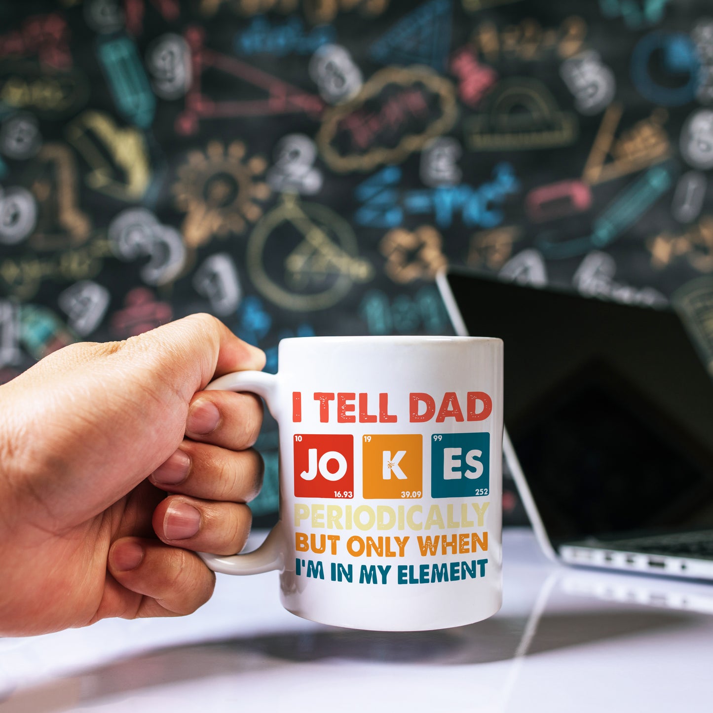 Funny Periodic Table Mug Dad Jokes