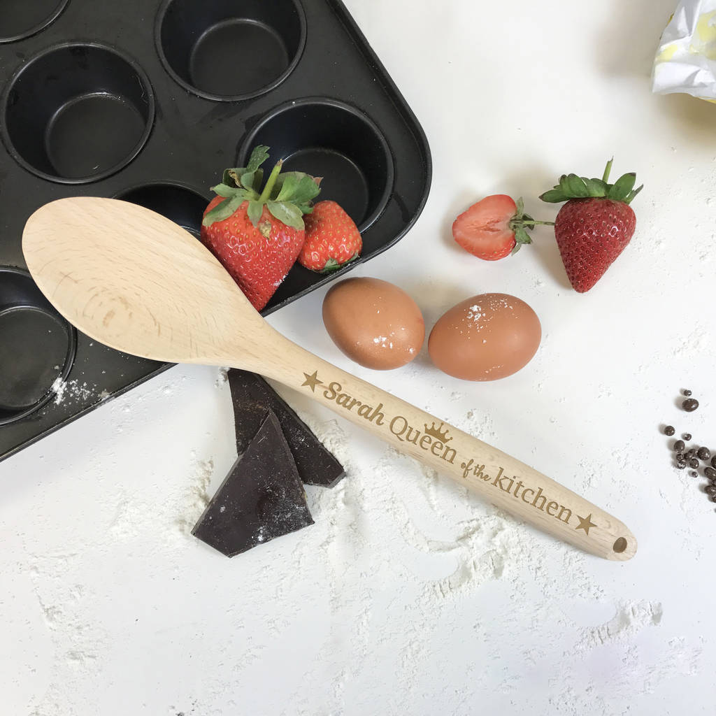 Queen of the Kitchen Wooden Spoon