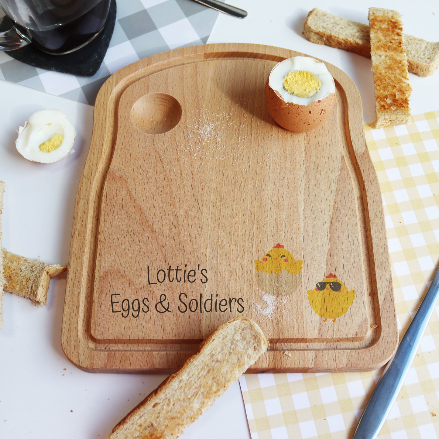 Dippy Egg Wooden Board