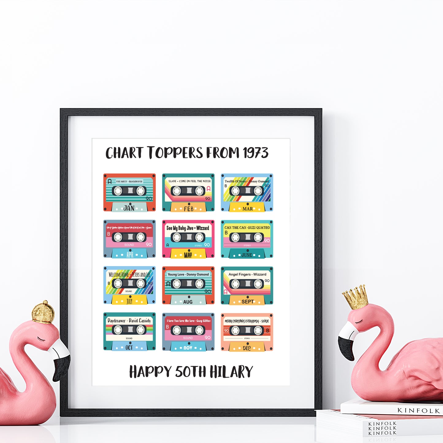 personalised 50th birthday special birthday print