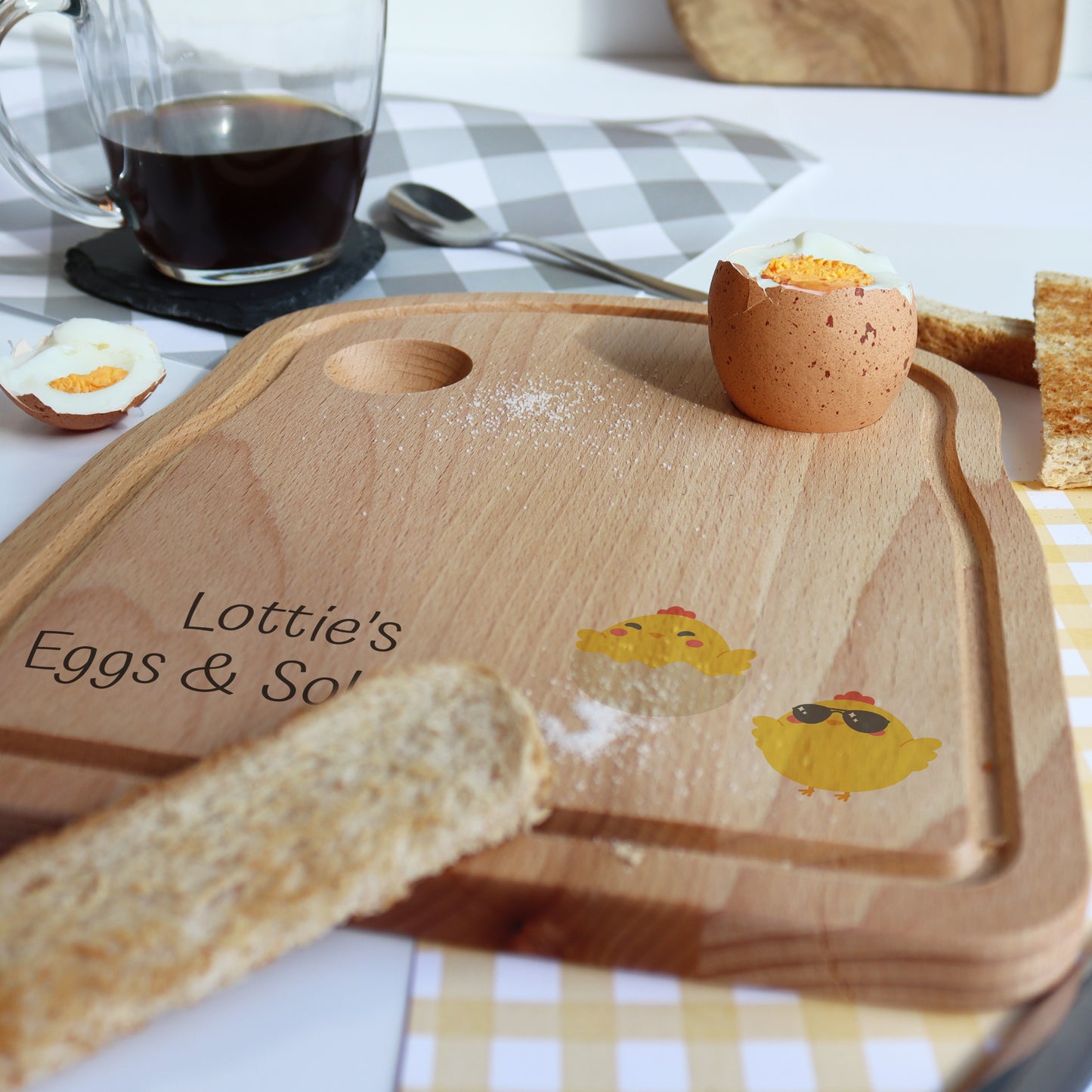 Dippy Egg Wooden Board