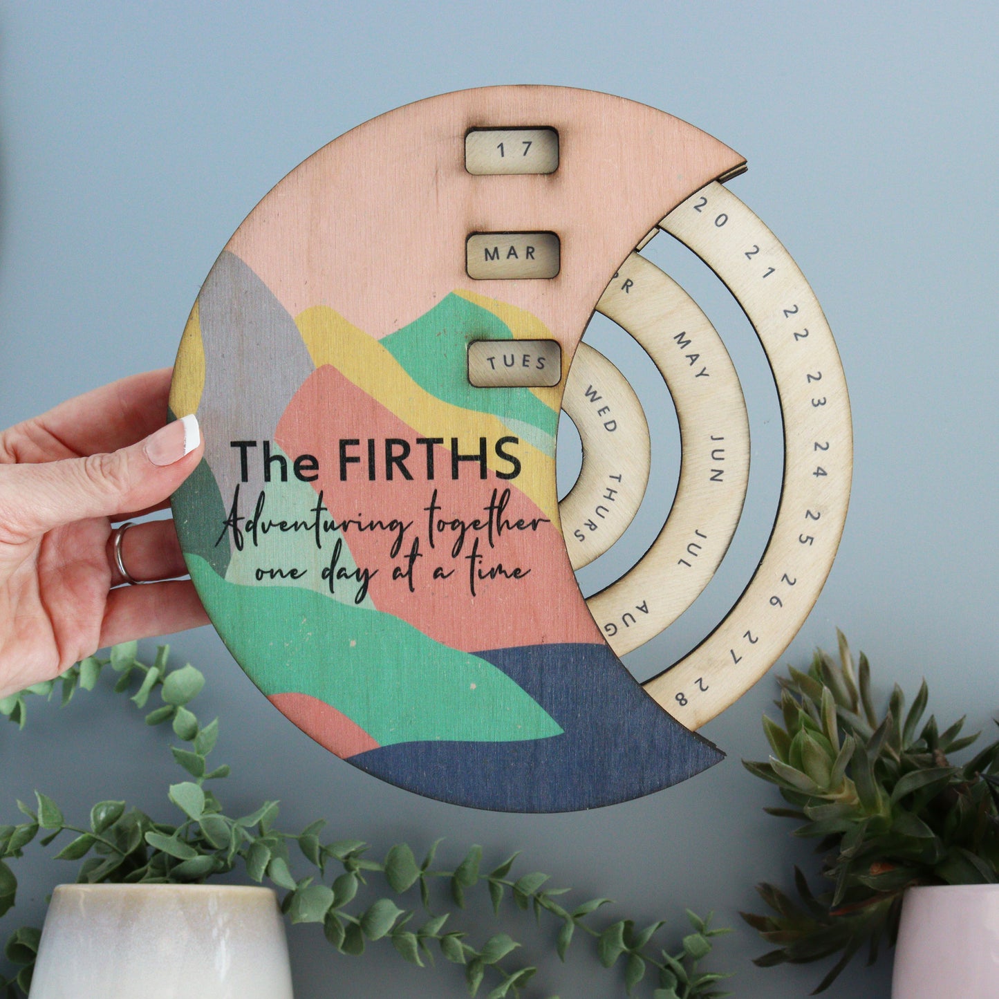 Personalised Family Perpetual Calendar