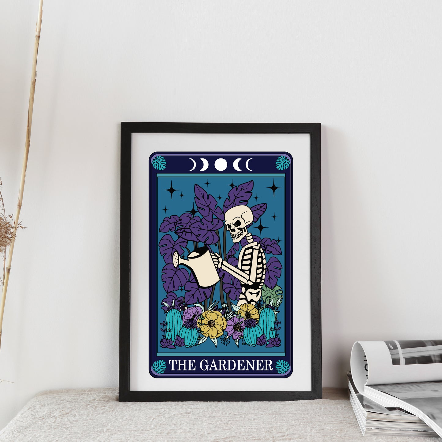 Tarot Gardener Lover Typographical Print