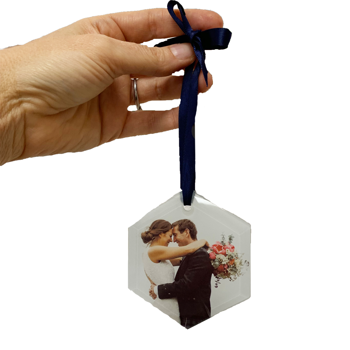 Glass Photo Hanging Decoration