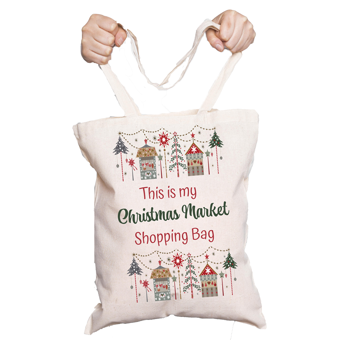 Christmas Market Tote Bag