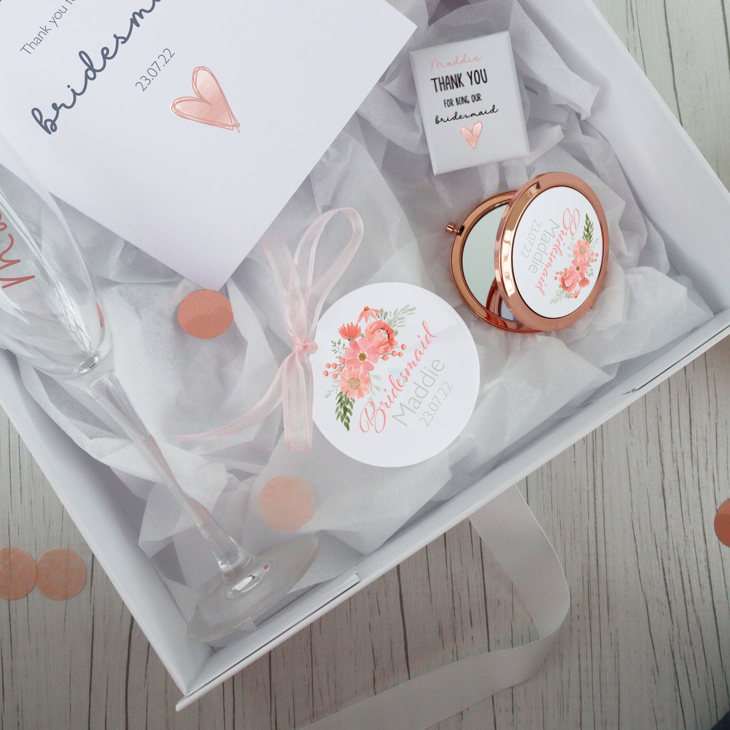 Thank You For Being My Bridesmaid Gift Box