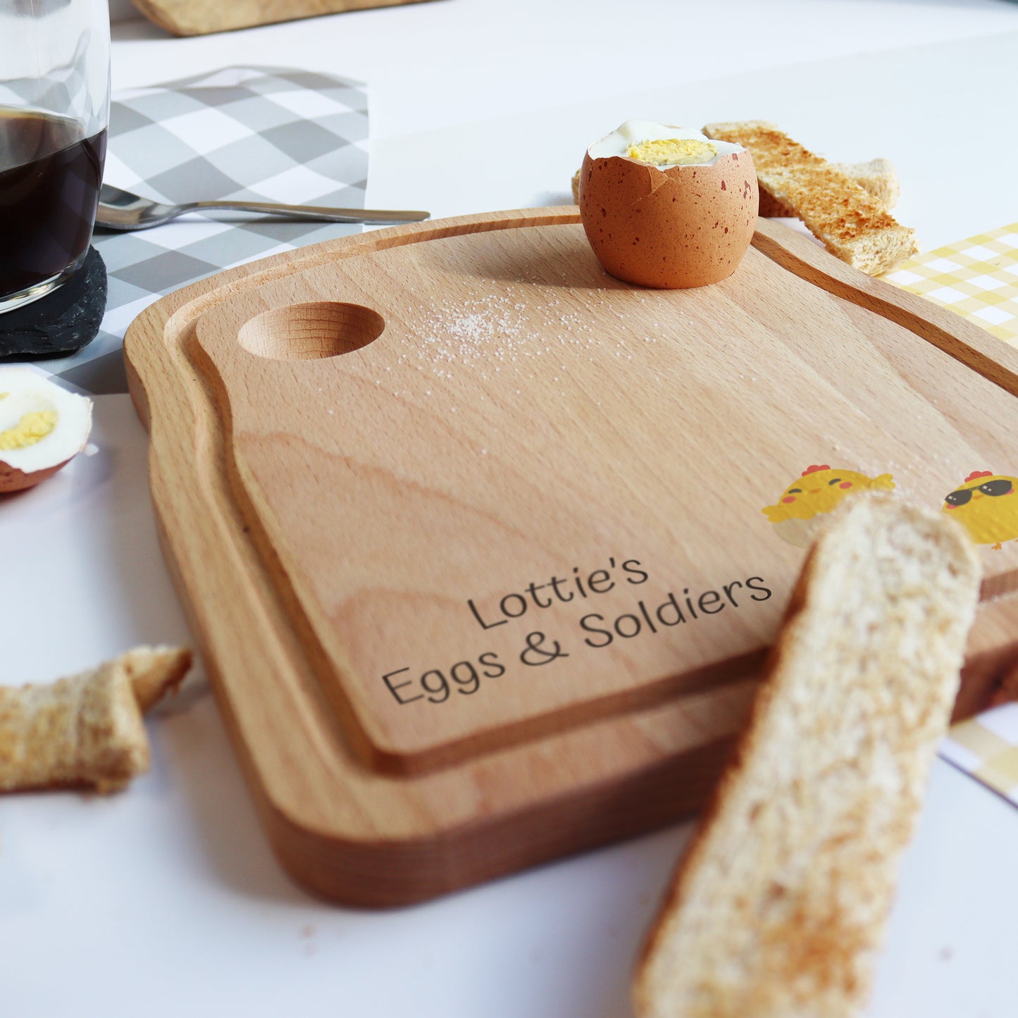 Dippy Egg Wooden Board