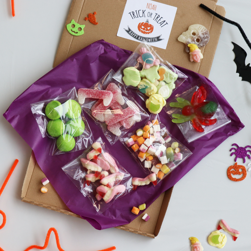 personalised halloween treats and home decorations by Perfect Personalised Gifts