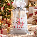 Personalised Unicorn Christmas Sack