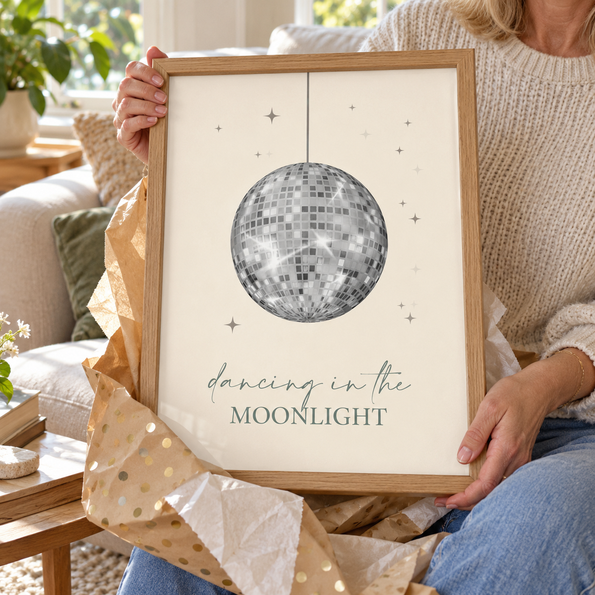 Dancing In The Moonlight Music Print
