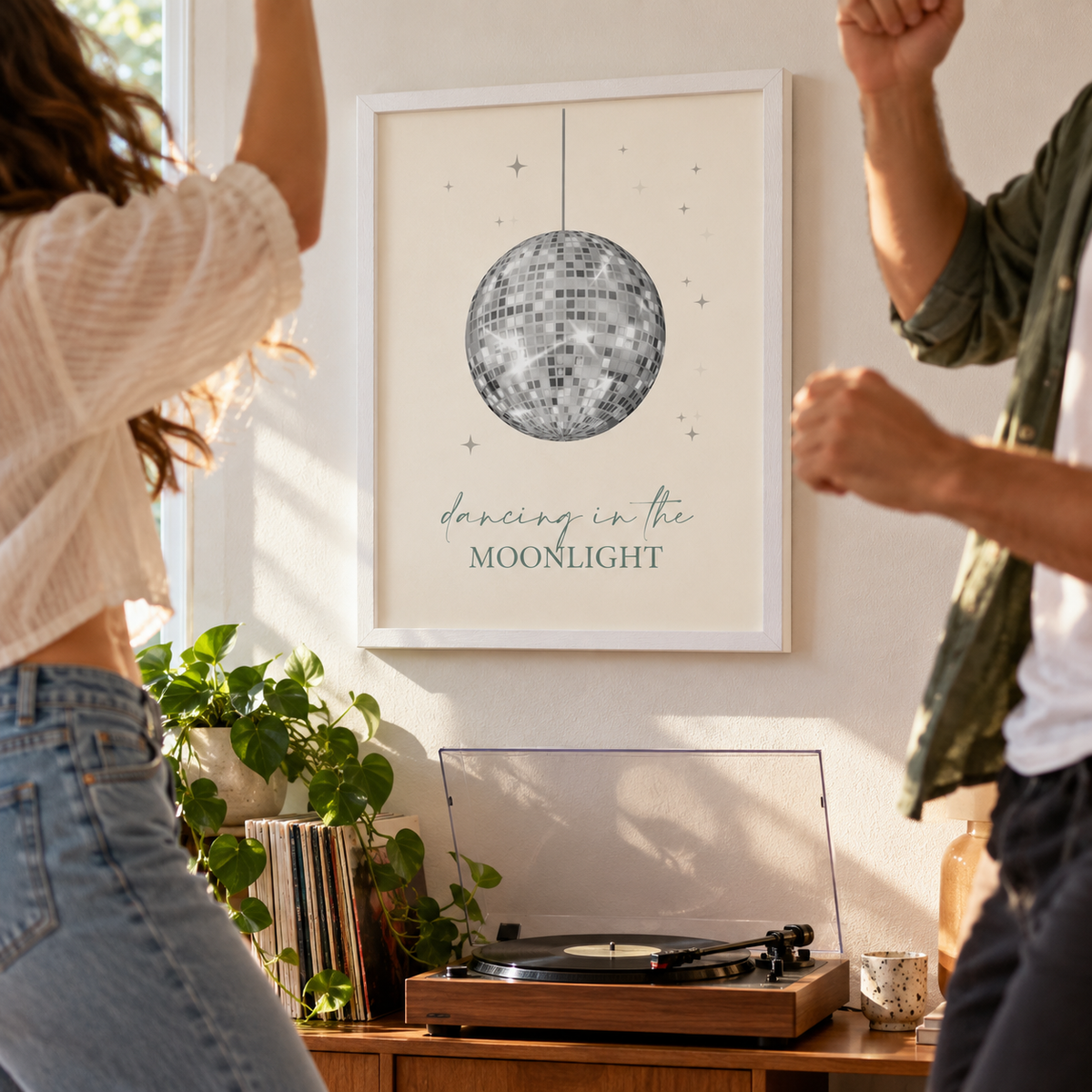 Dancing In The Moonlight Music Print