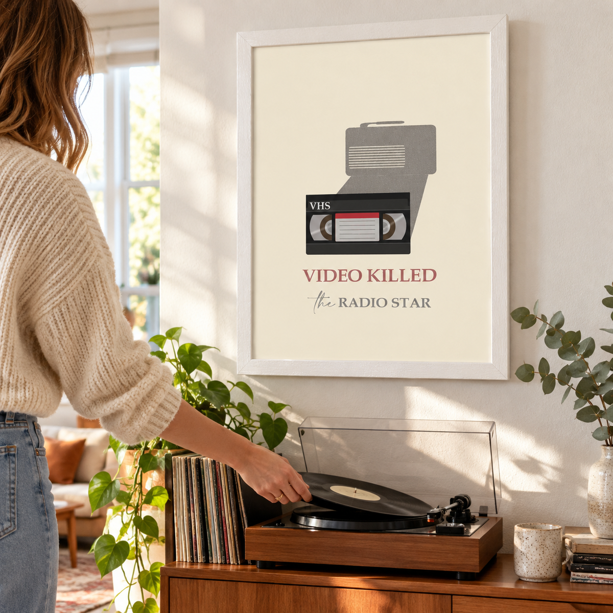 Video Killed The Radio Star Music Print