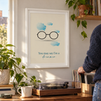 You May Say I'm A Dreamer Music Lyric Print