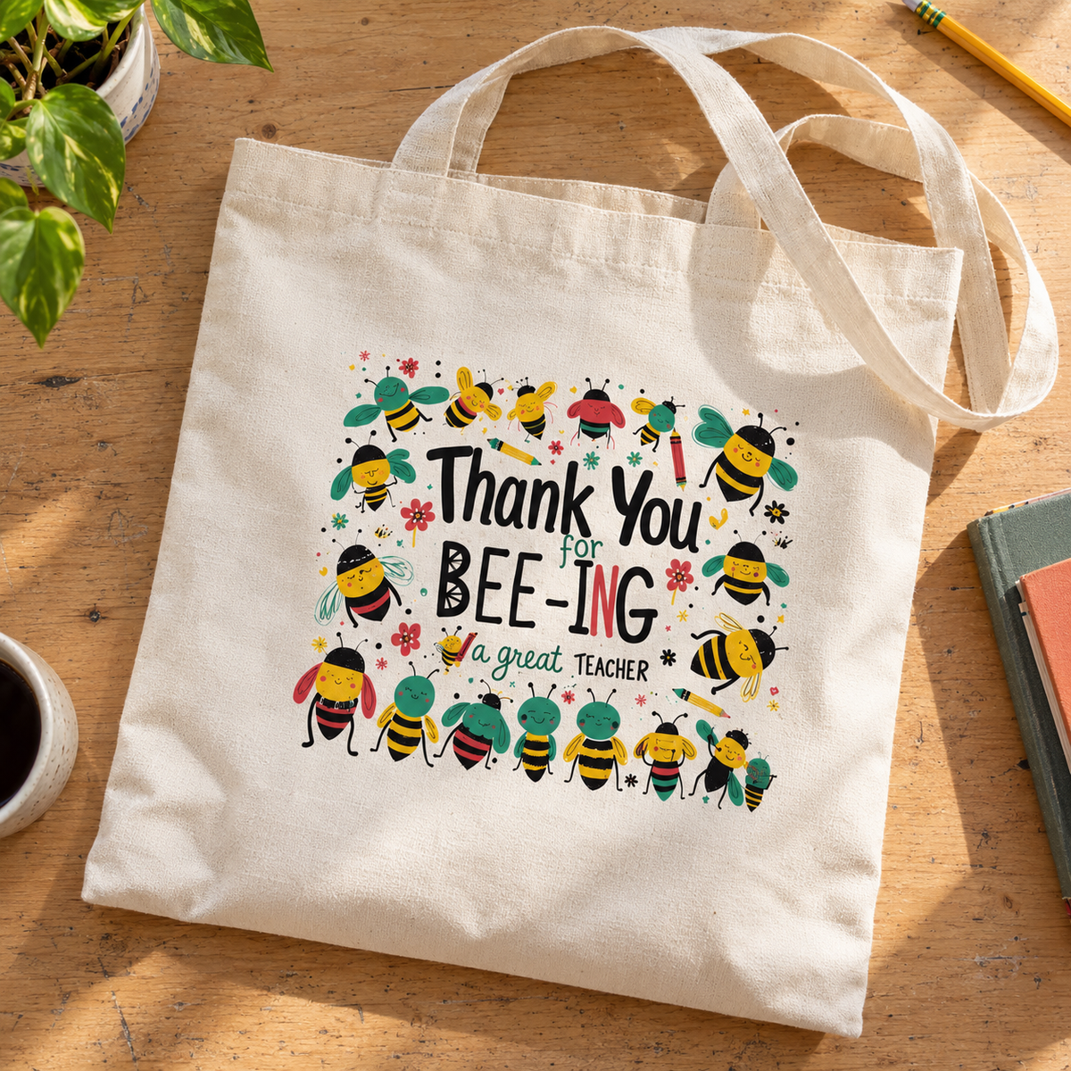 Thank You For Bee-ing A Great Teacher Tote Bag