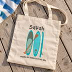 Personalised I Paddle For Balance Paddleboard Tote Bag