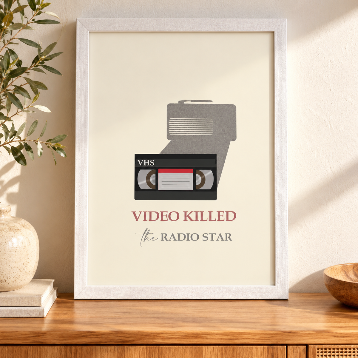 Video Killed The Radio Star Music Print
