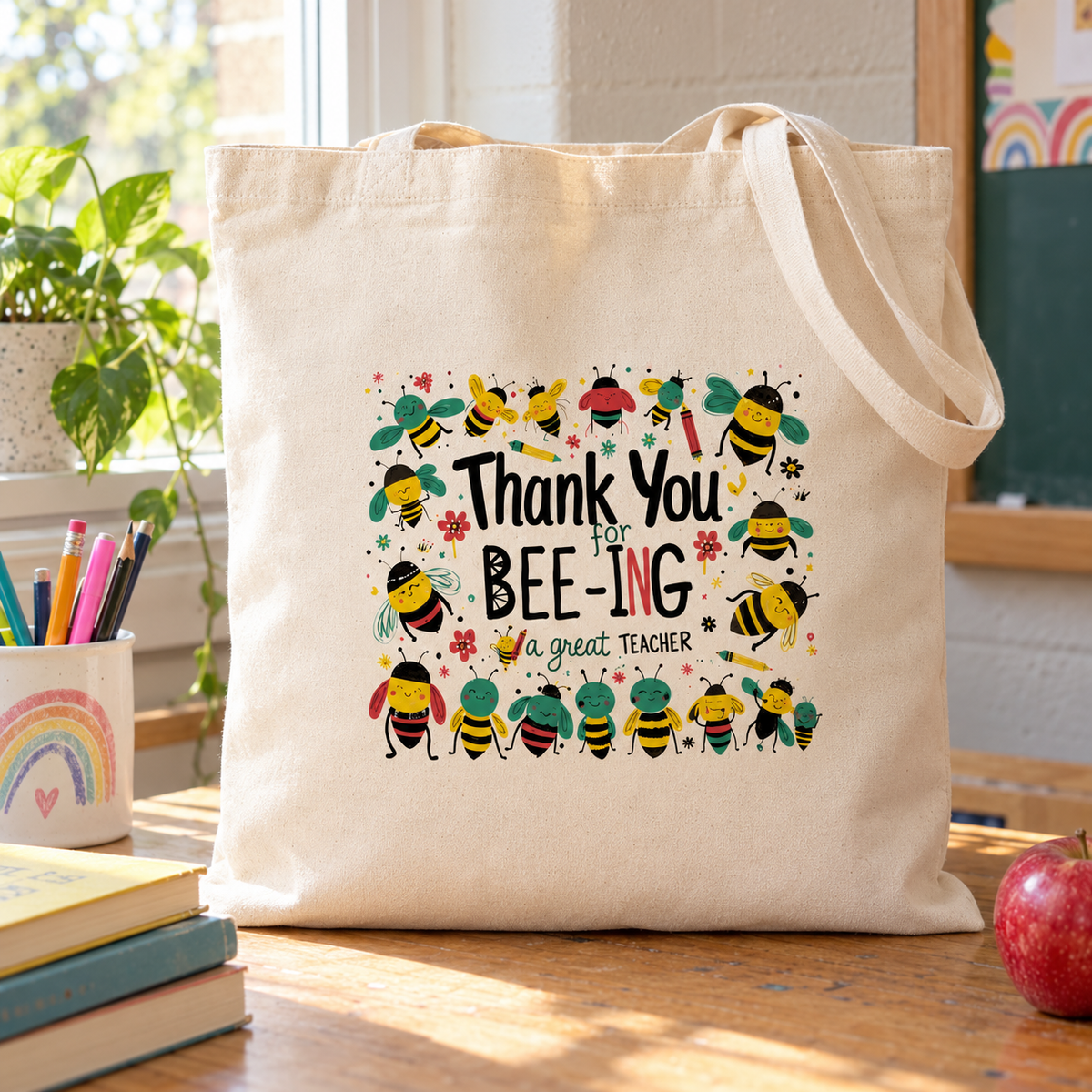 Thank You For Bee-ing A Great Teacher Tote Bag