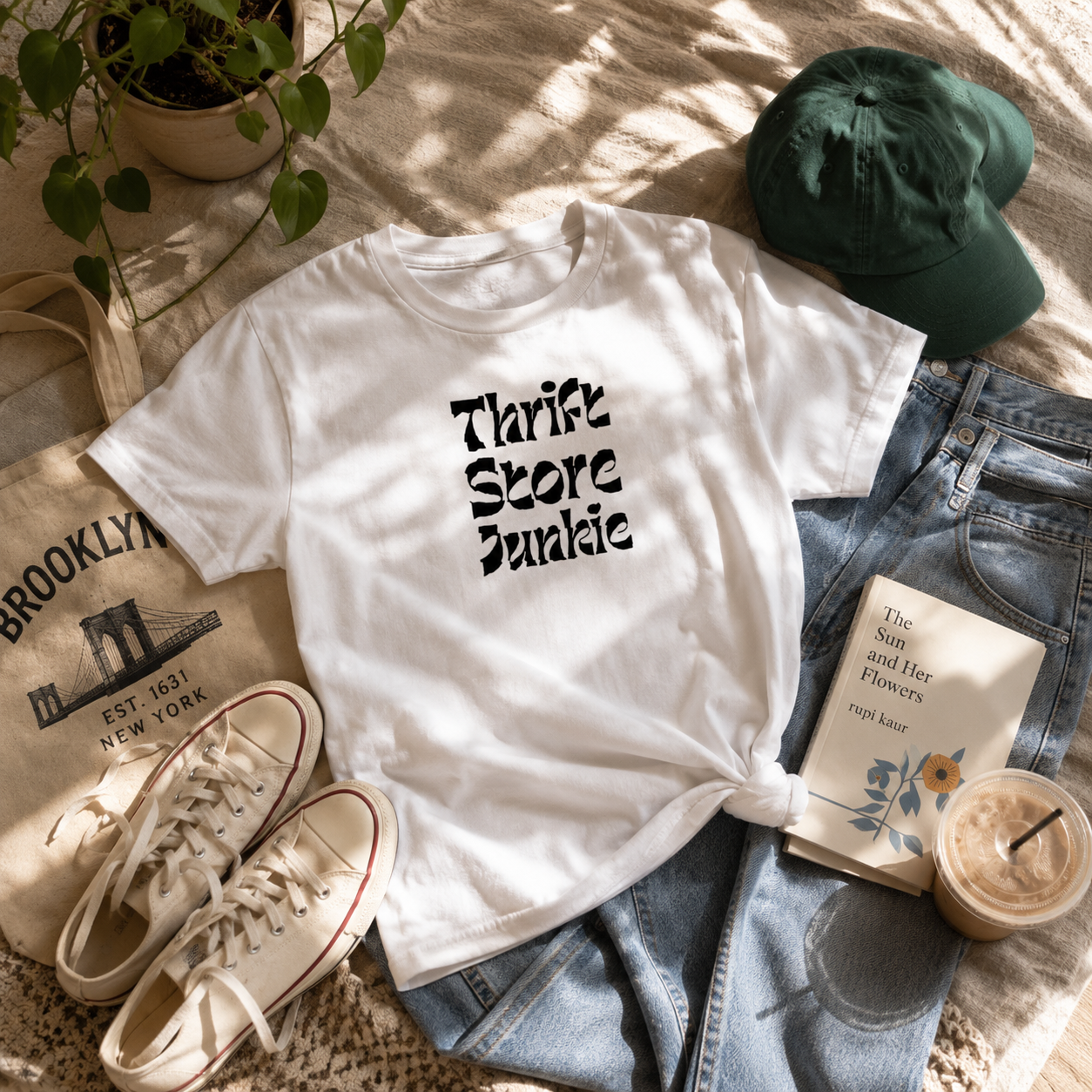 Thrift Store Junkie T-Shirt | Vintage Shopper Gift Tee