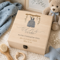 Personalised White Luxury BabyBoy  Gift Box – Newborn Keepsake