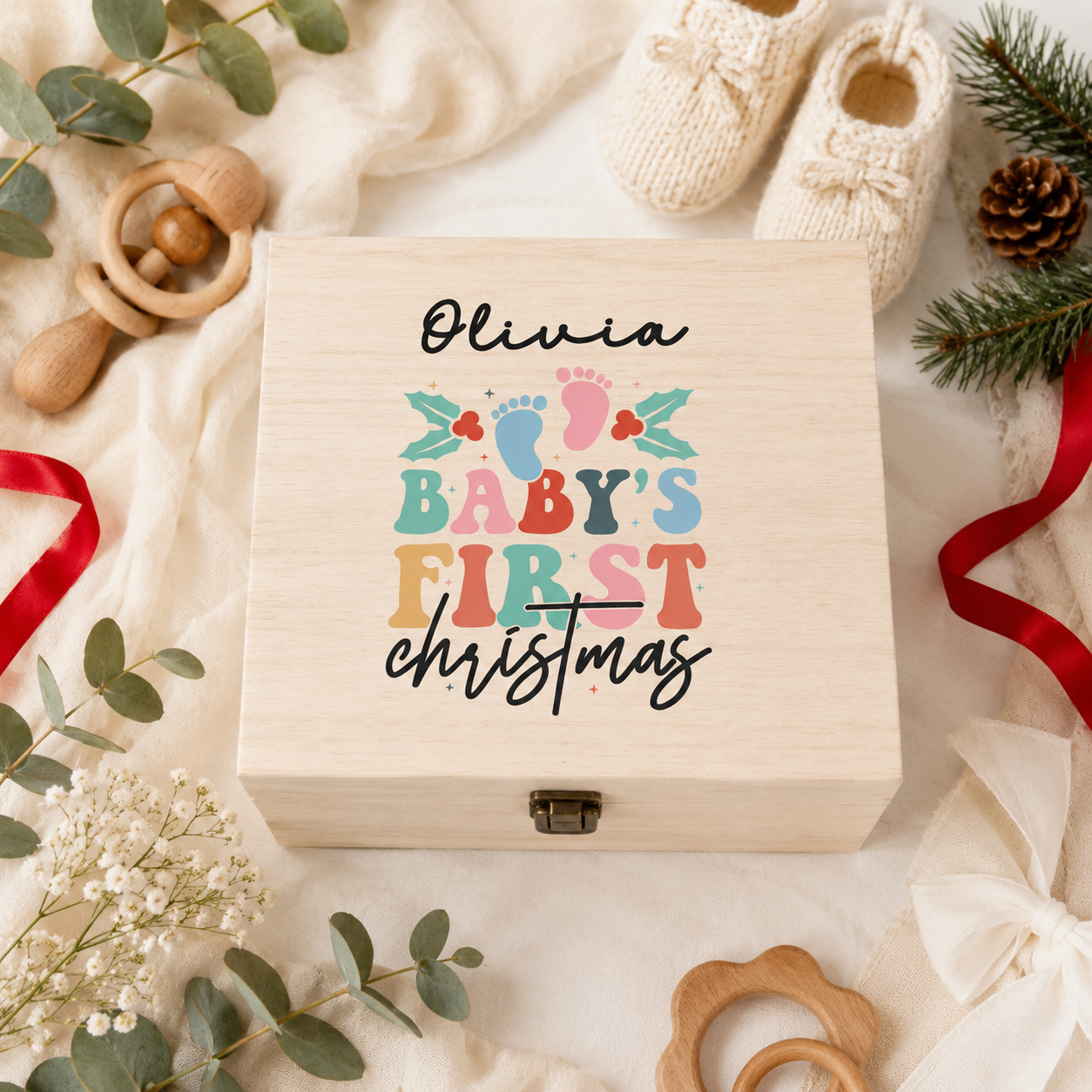 Luxury Baby's First Christmas Christmas Eve Box