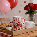 Cute Gnome Heart Valentine's Mug