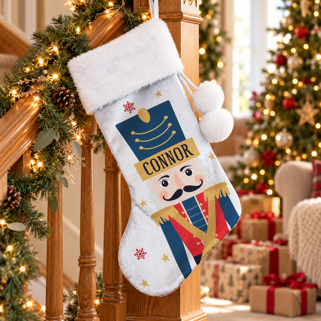 Personalised Nutcracker Christmas Stocking