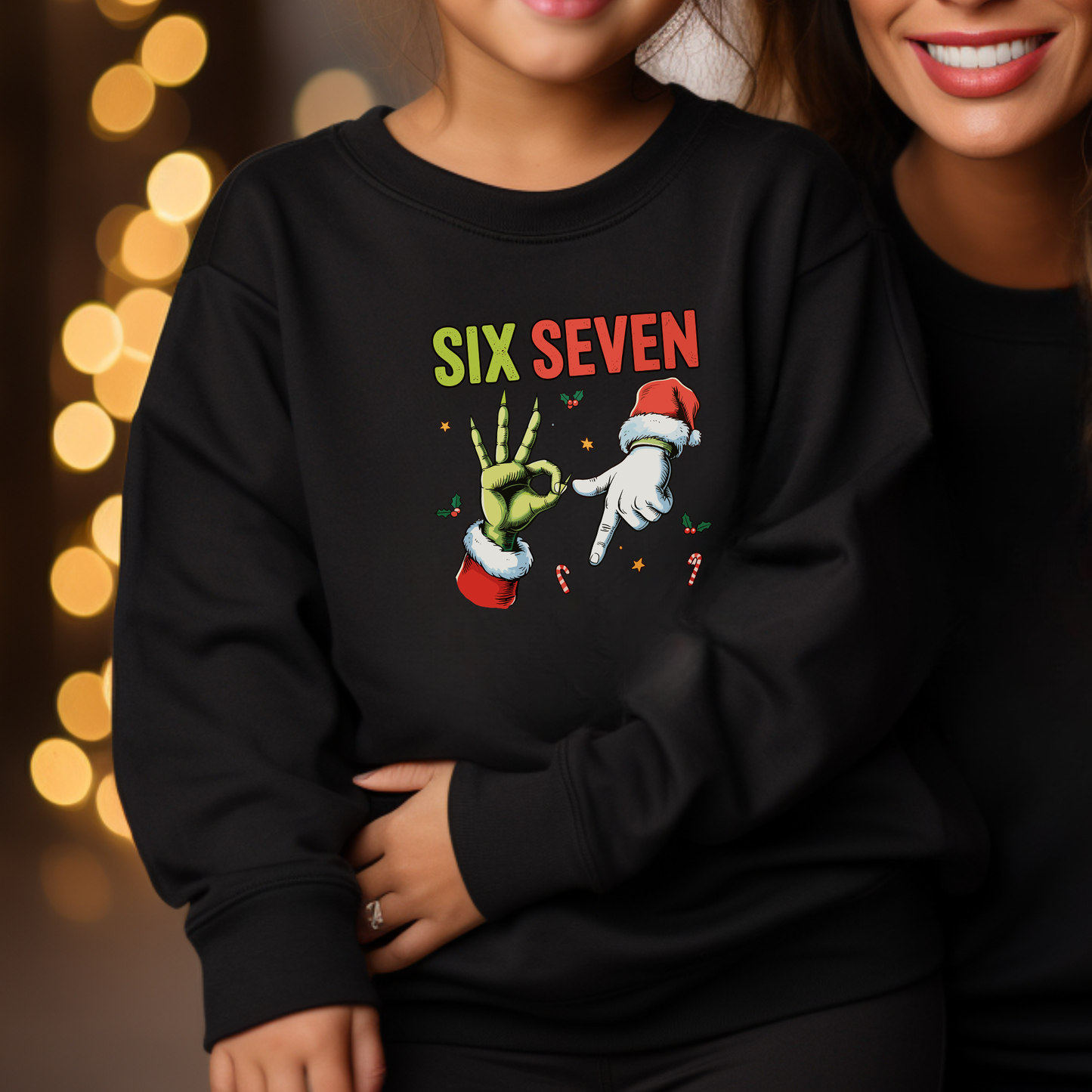 Funny Six Seven Meme Children's Christmas Jumper