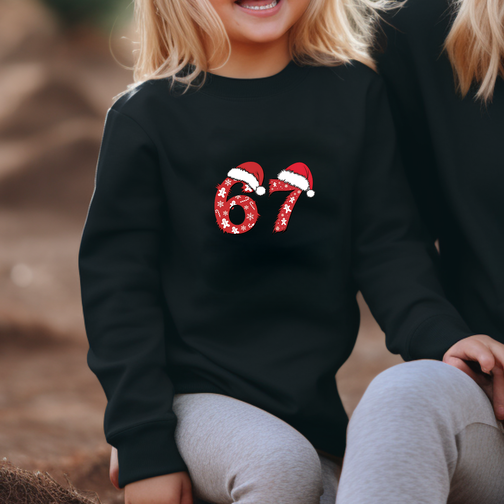 Six Seven Meme Children's Christmas Jumper
