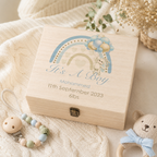 Personalised New Baby Boy Gift Box