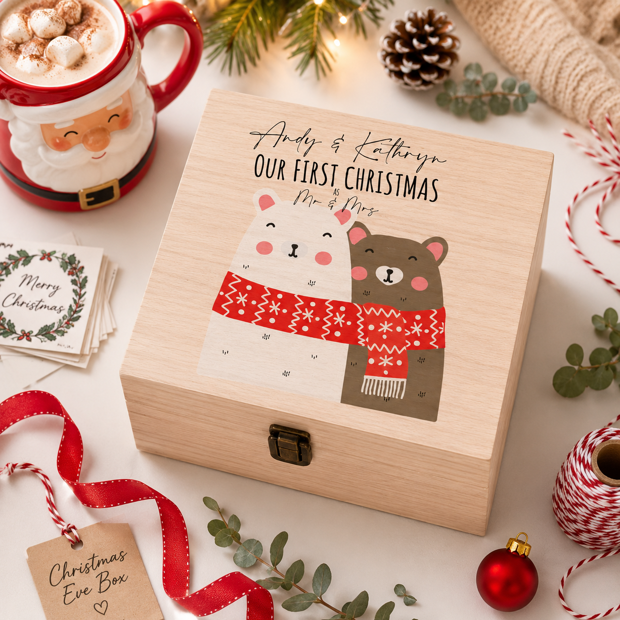 First Christmas As Mr And Mrs Christmas Eve Box