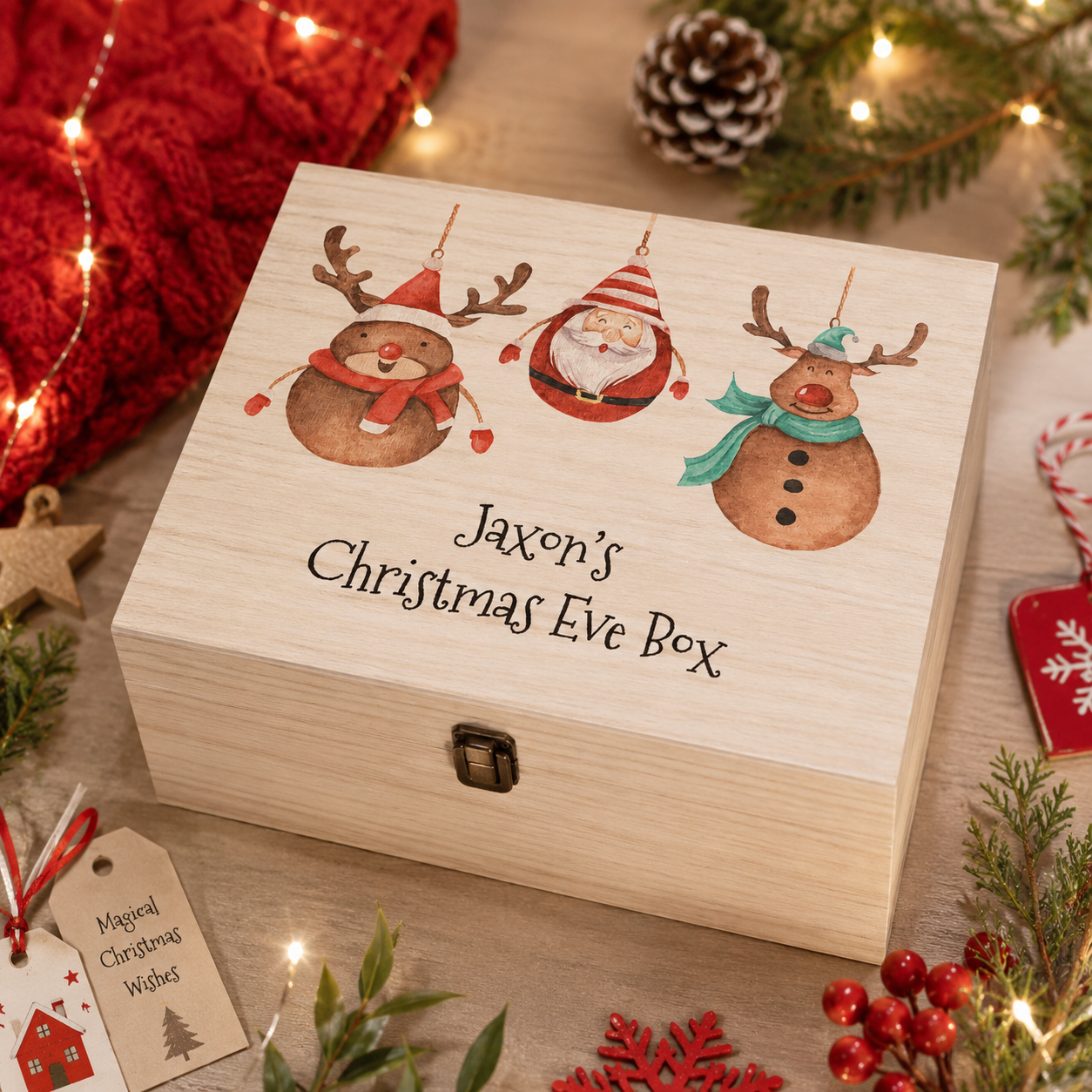 Personalised Printed Christmas Eve Box