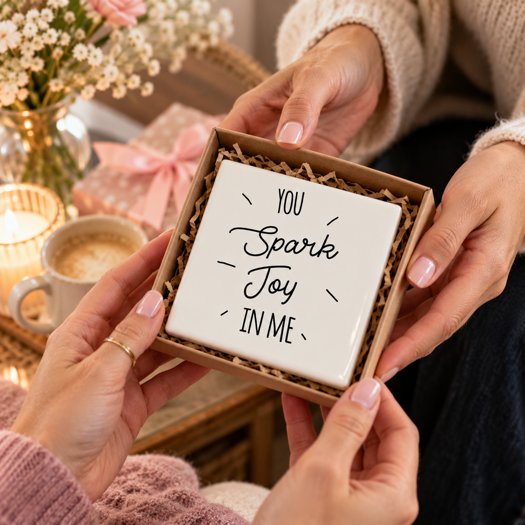 You Spark Joy In Me Coaster