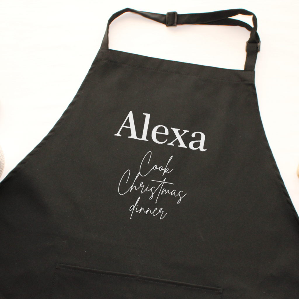 Alexa, Cook Christmas Dinner Apron